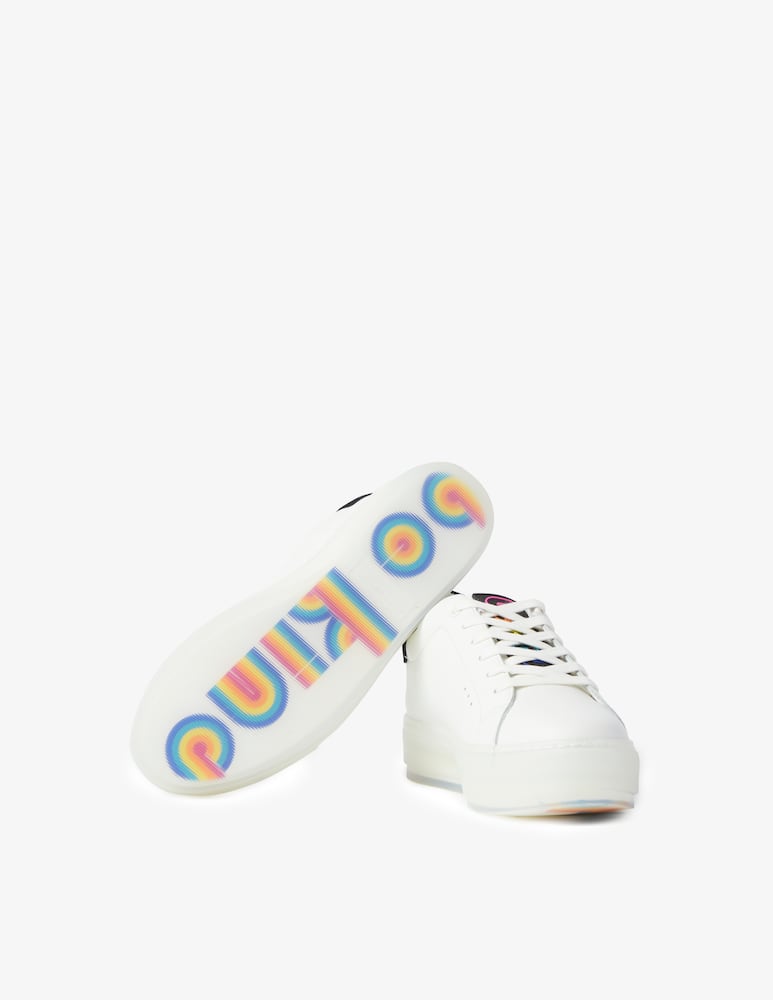 rinascente Kurt Geiger Laney leather sneakers - white