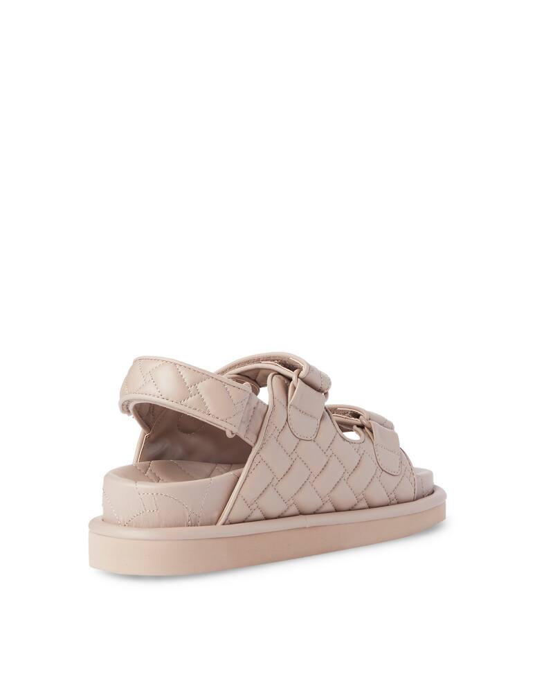 rinascente Kurt Geiger Flat sandals in quilted leather - pink
