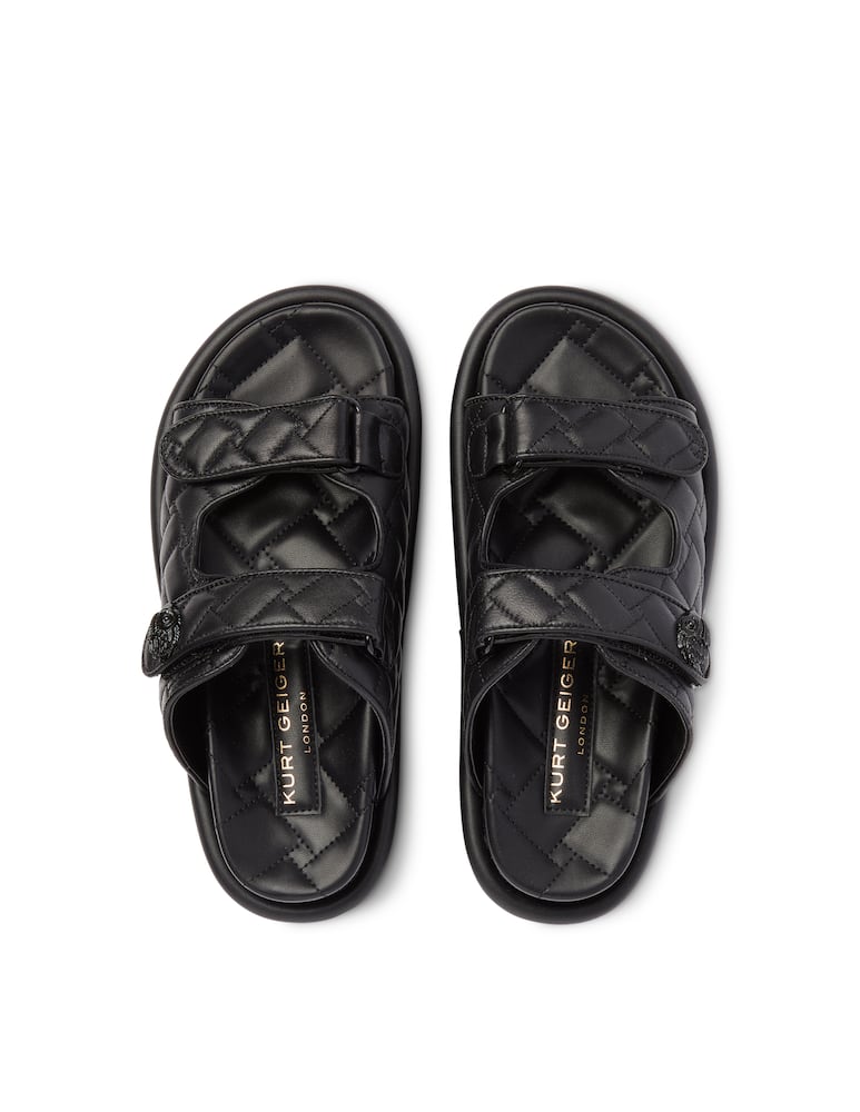 Kurt Geiger Ciabattine in pelle trapuntate Orson - nero - immagine 3 Kurt Geiger Ciabattine in pelle trapuntate Orson - nero - immagine 3