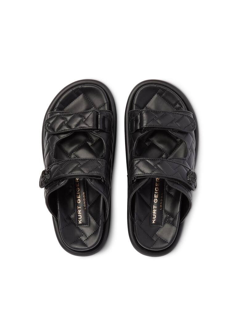 rinascente Kurt Geiger Ciabattine in pelle trapuntate Orson - nero