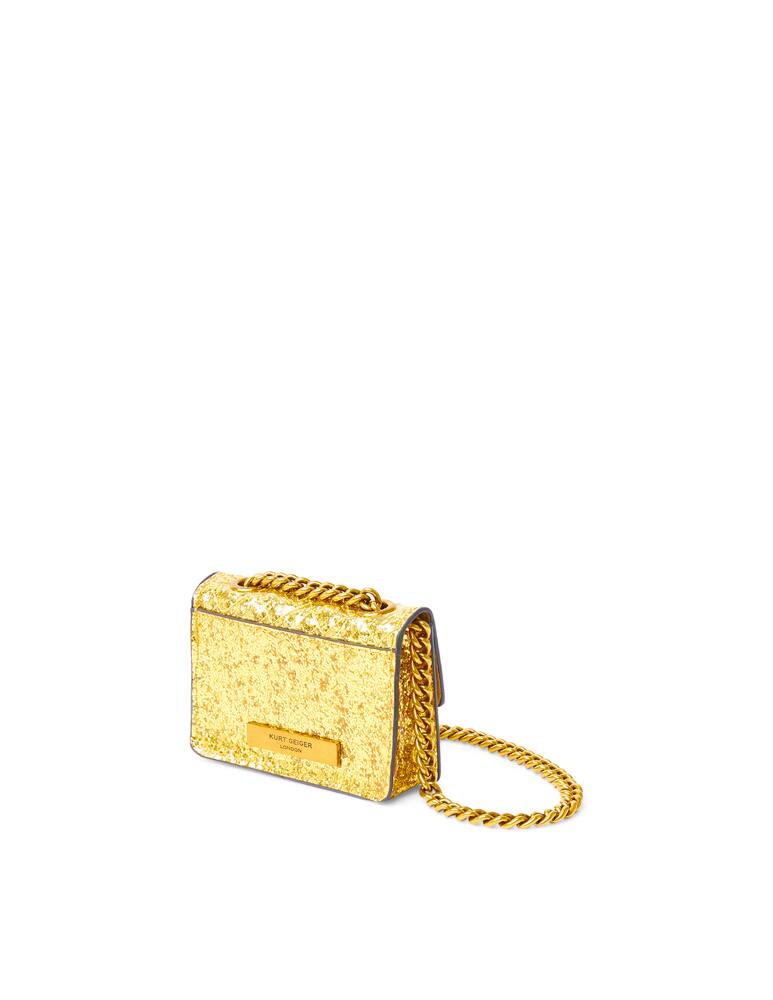 rinascente Kurt Geiger Borsa a tracolla mini Kensington - Oro