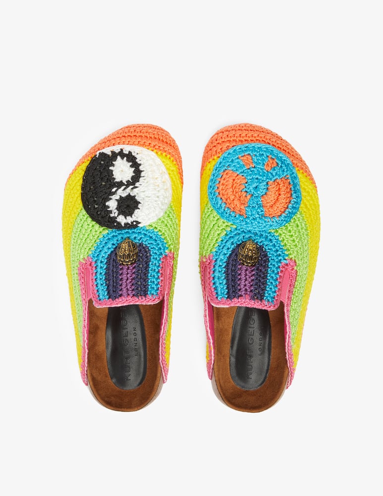 rinascente Kurt Geiger Mule crochet Ozark - Multicolor