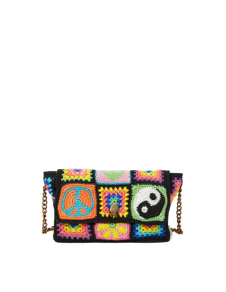 rinascente Kurt Geiger Borsa grande Crochet Kensington - multicolor