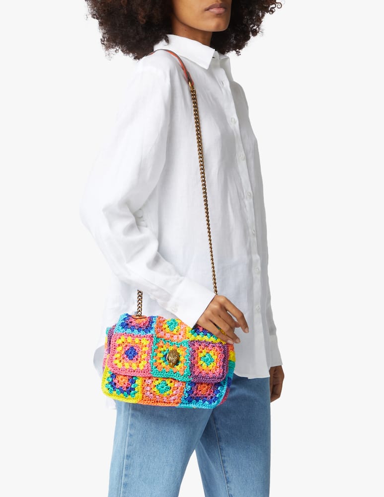 rinascente Kurt Geiger Borsa mini Crochet Kensington - multicolor