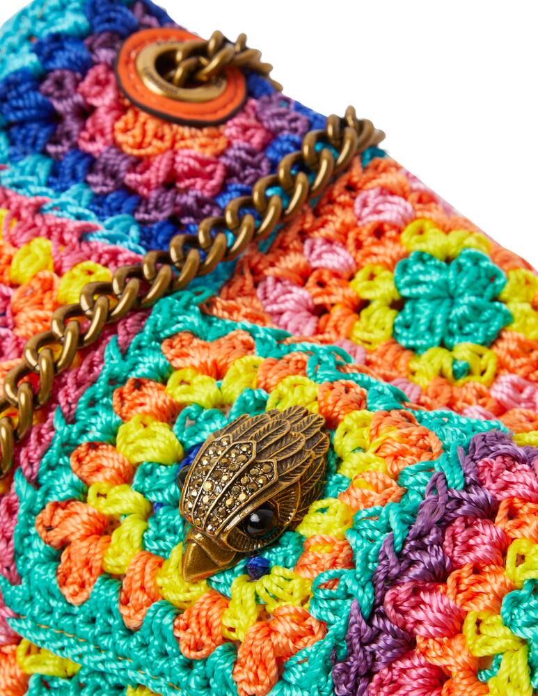 rinascente Kurt Geiger Borsa mini Crochet Kensington - multicolor