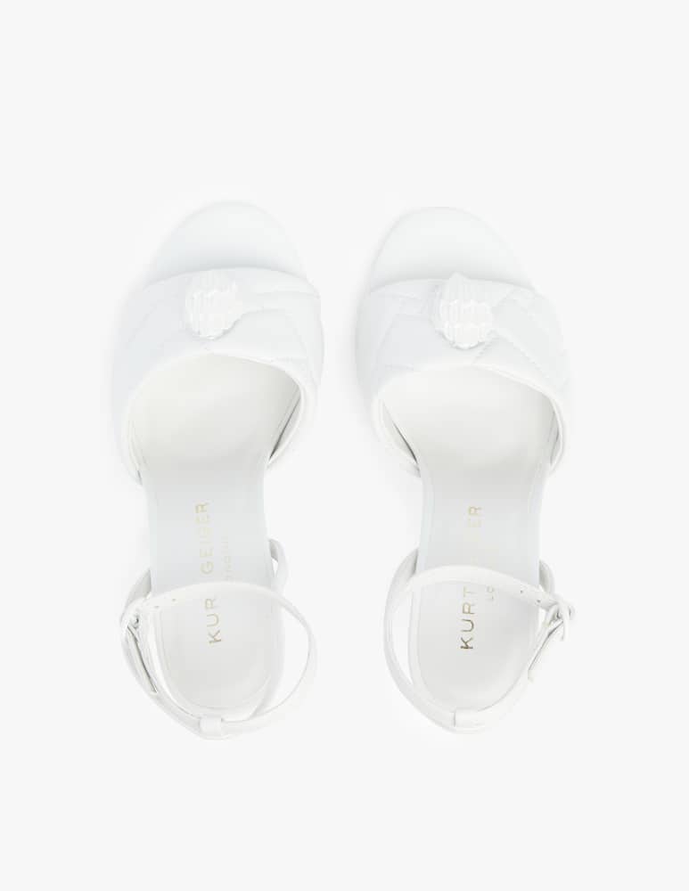rinascente Kurt Geiger Kensington heeled sandals - white