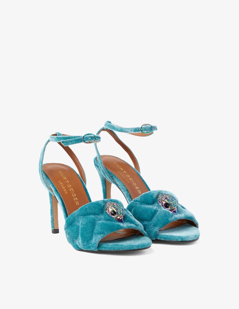 rinascente Kurt Geiger Sandali con tacco Kensington - Azzurro