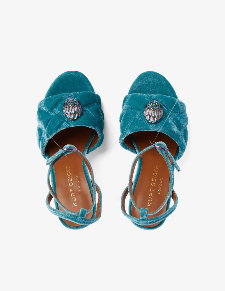 rinascente Kurt Geiger Sandali con tacco Kensington - Azzurro
