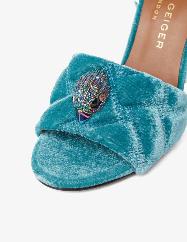rinascente Kurt Geiger Sandali con tacco Kensington - Azzurro