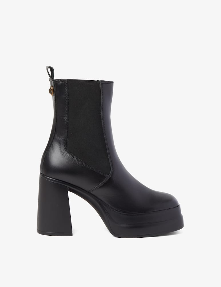 Kurt Geiger Stomp heeled leather chelsea boots - Black - picture 1