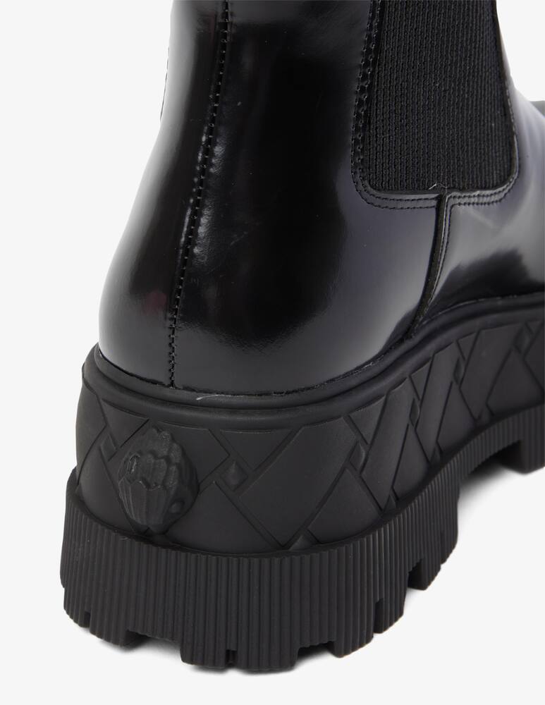 rinascente Kurt Geiger London leather chelsea platform boots - Black