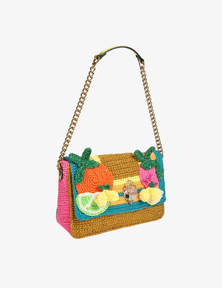 rinascente Kurt Geiger Keng L borsa frutta all'uncinetto