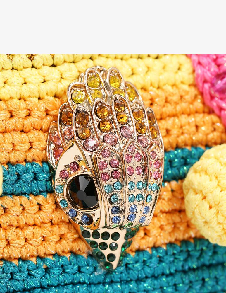 rinascente Kurt Geiger Keng L borsa frutta all'uncinetto