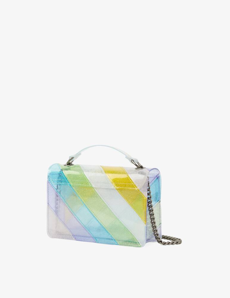 rinascente Kurt Geiger Borsa arcobaleno in vinile Keng M