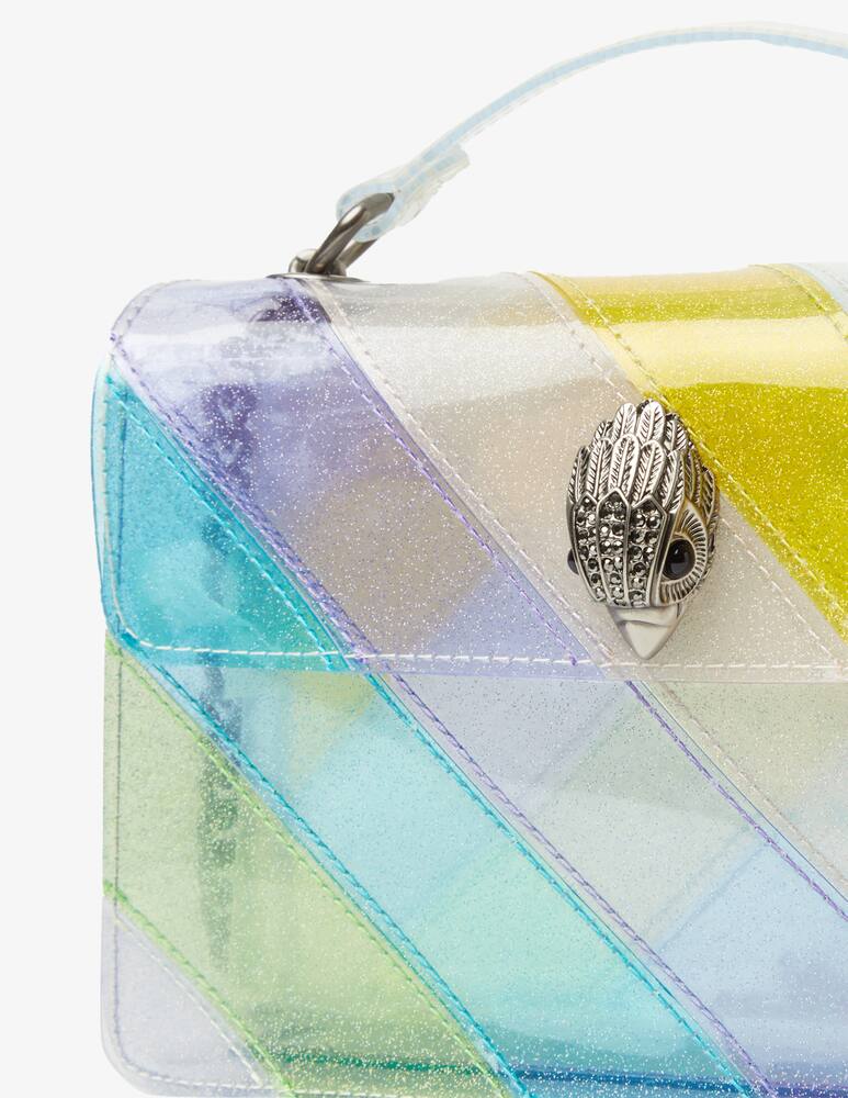 rinascente Kurt Geiger Borsa arcobaleno in vinile Keng M