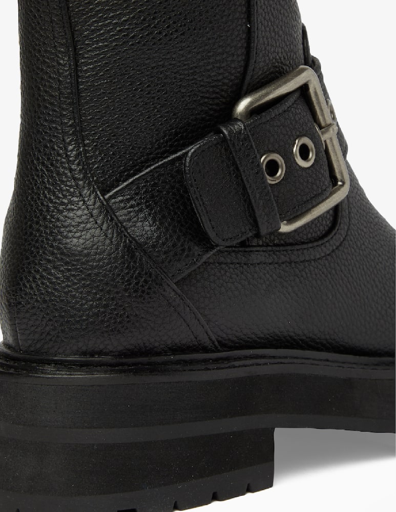 rinascente Kurt Geiger Hackney biker knee-high boots