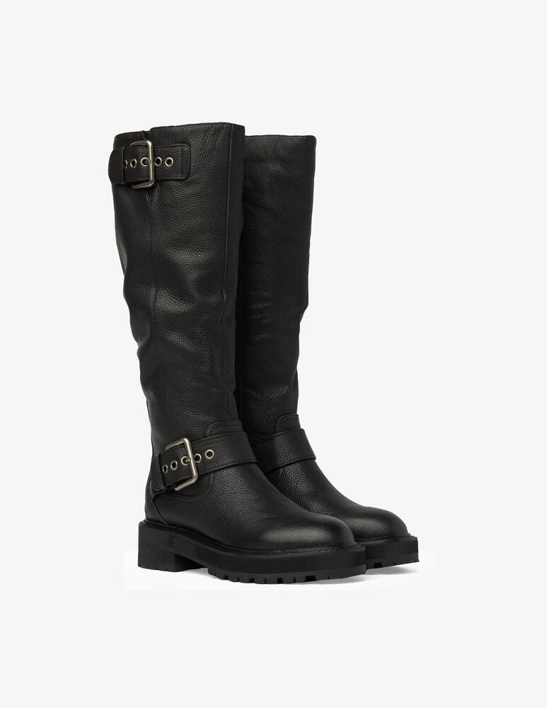 rinascente Kurt Geiger Hackney biker knee-high boots