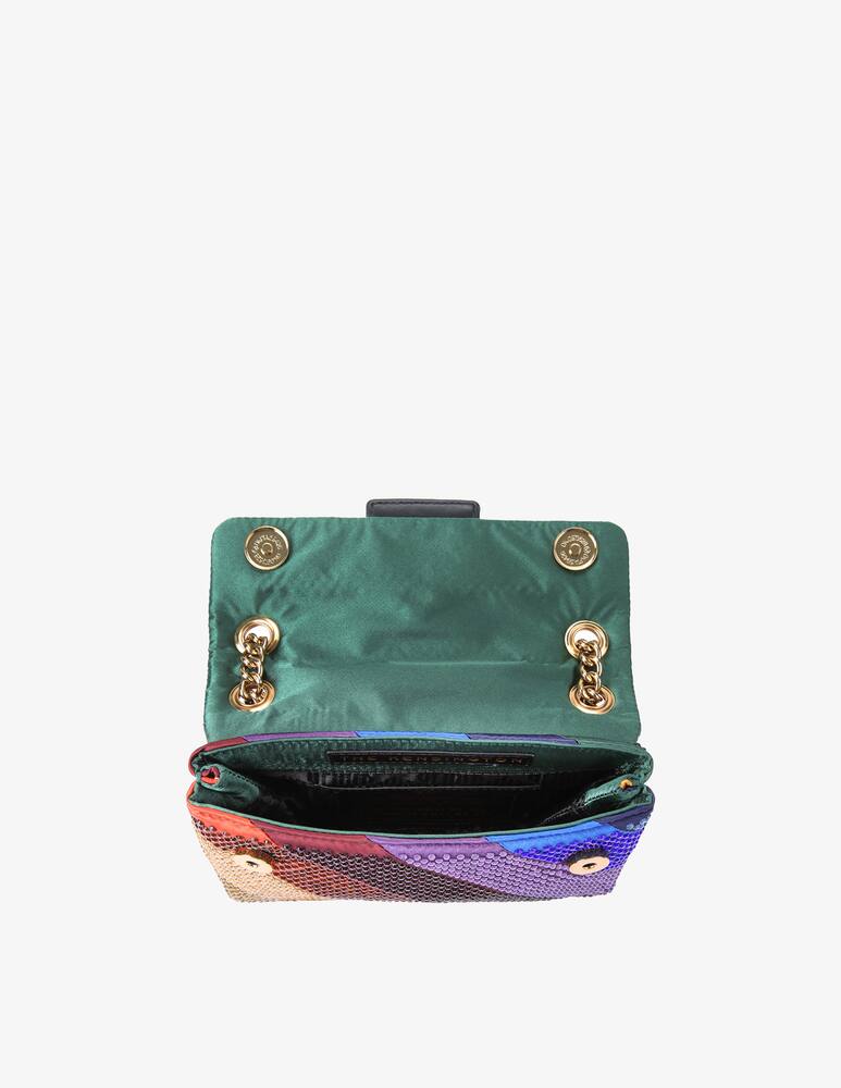 rinascente Kurt Geiger Mini Keng sunset rhinestone bag