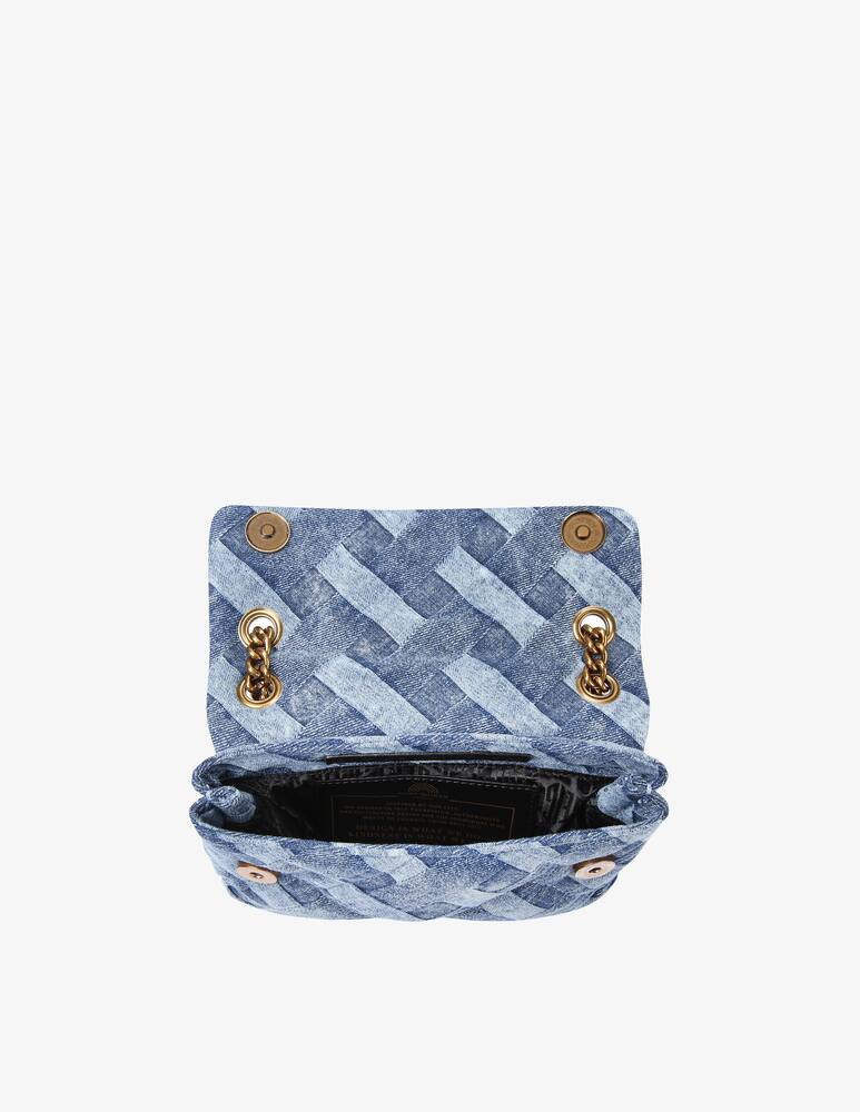 rinascente Kurt Geiger Mini Keng denim bag