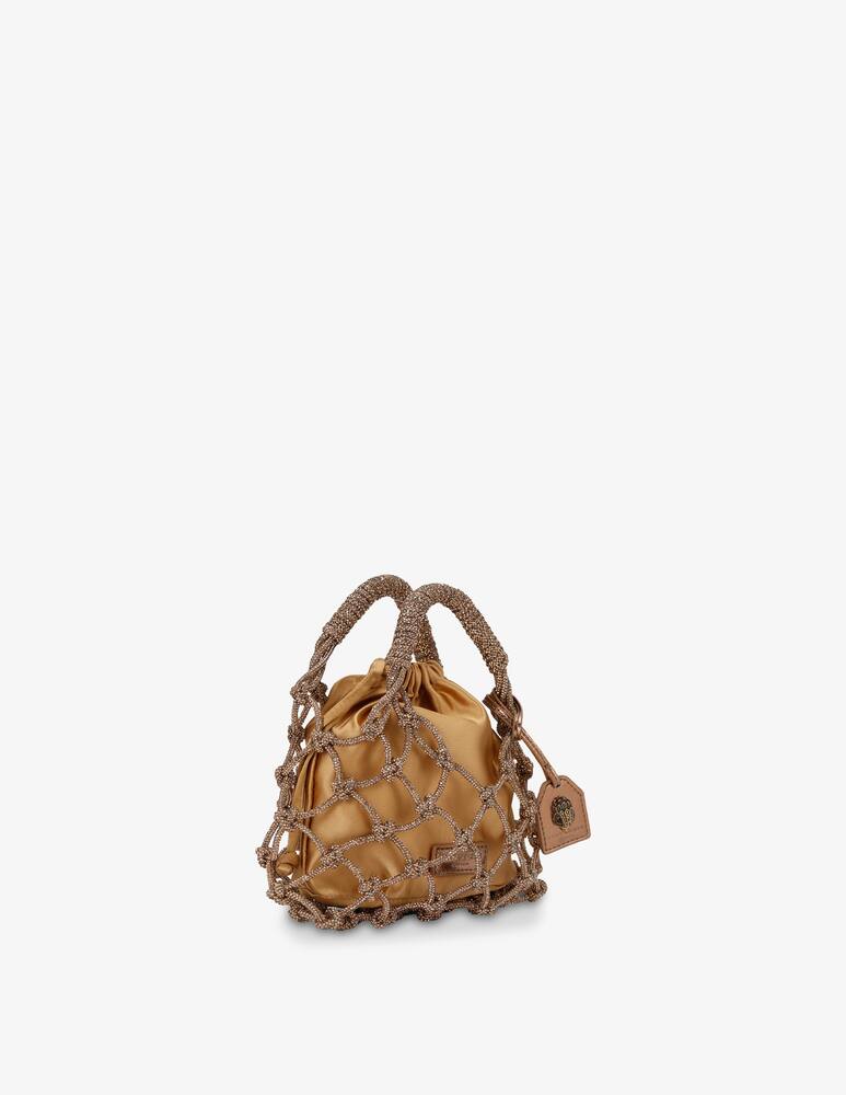 rinascente Kurt Geiger Macrame crystal bucket bag