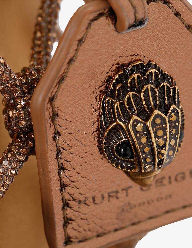 rinascente Kurt Geiger Macrame crystal bucket bag