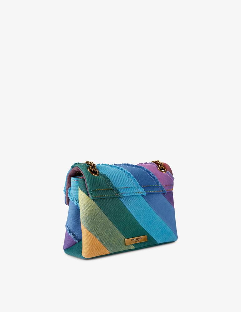 rinascente Kurt Geiger Denim stripe crossbody