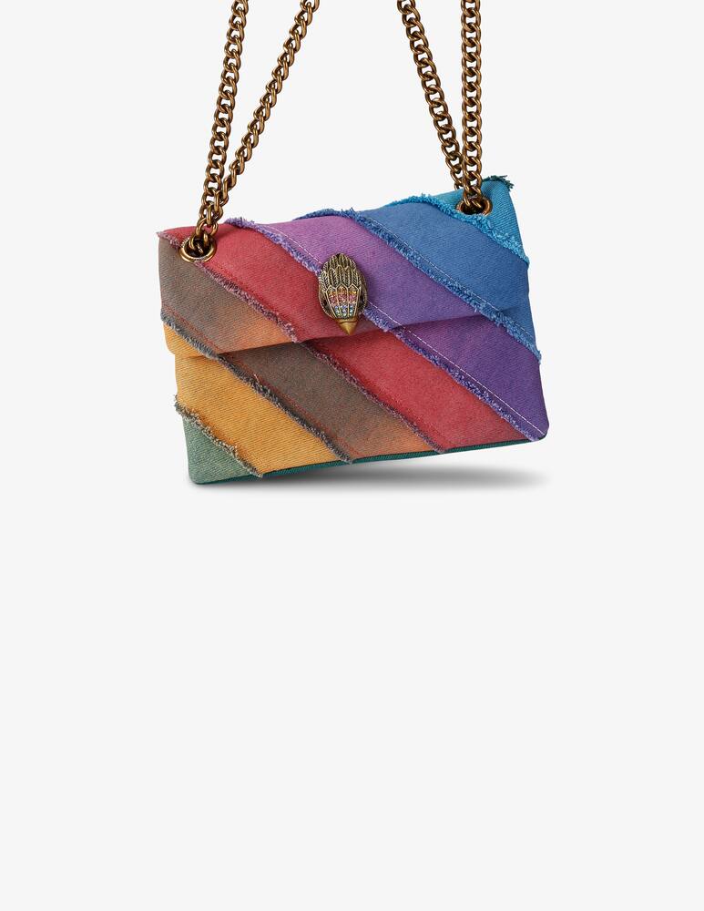 rinascente Kurt Geiger Denim stripe crossbody