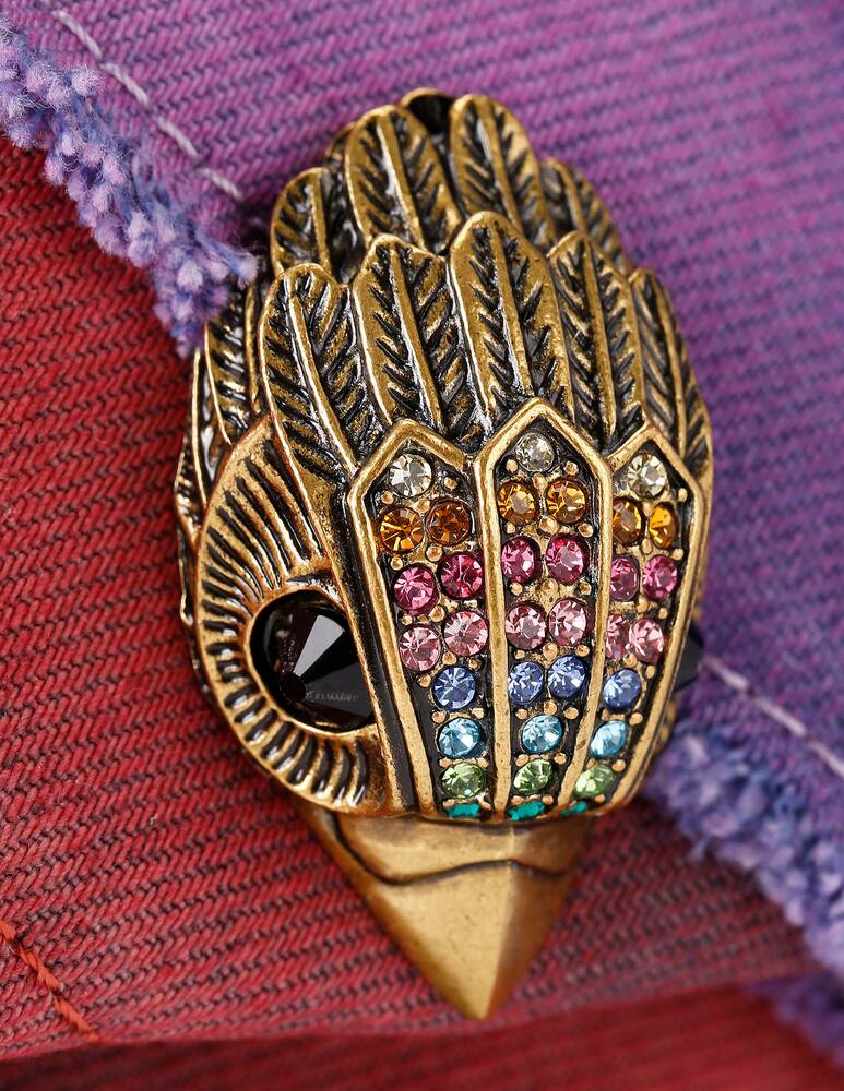 rinascente Kurt Geiger Denim stripe crossbody