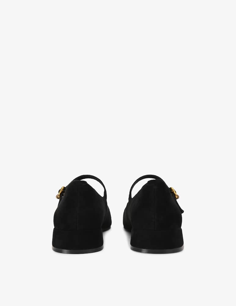 Kurt Geiger Ballerina mary jane in camoscio - immagine 4