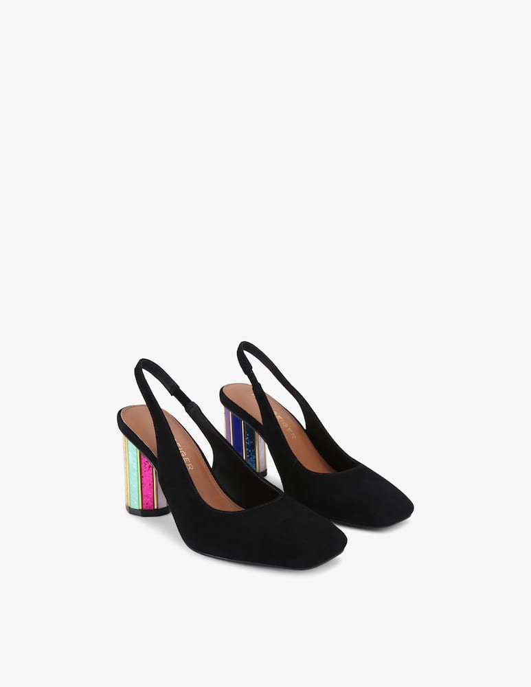 Kurt Geiger Slingback tacco multicolor Perspex - immagine 2 Kurt Geiger Slingback tacco multicolor Perspex - immagine 2
