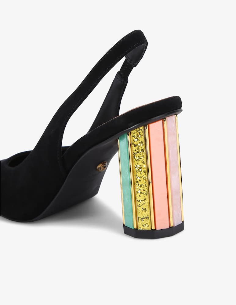 Kurt Geiger Slingback tacco multicolor Perspex - immagine 4 Kurt Geiger Slingback tacco multicolor Perspex - immagine 4