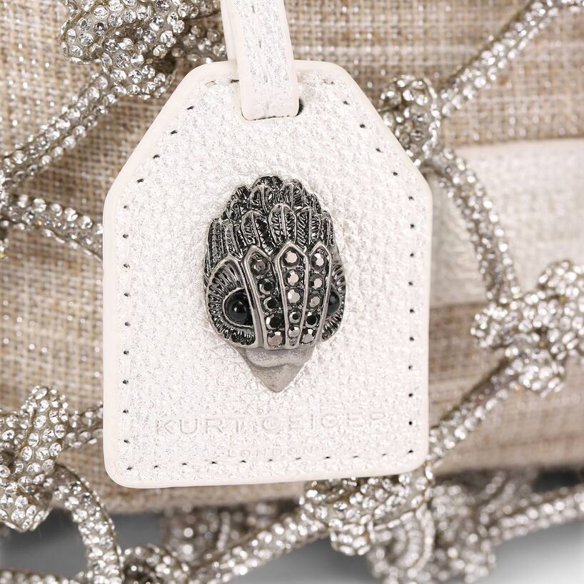 rinascente Kurt Geiger Borsa macramè con cristalli