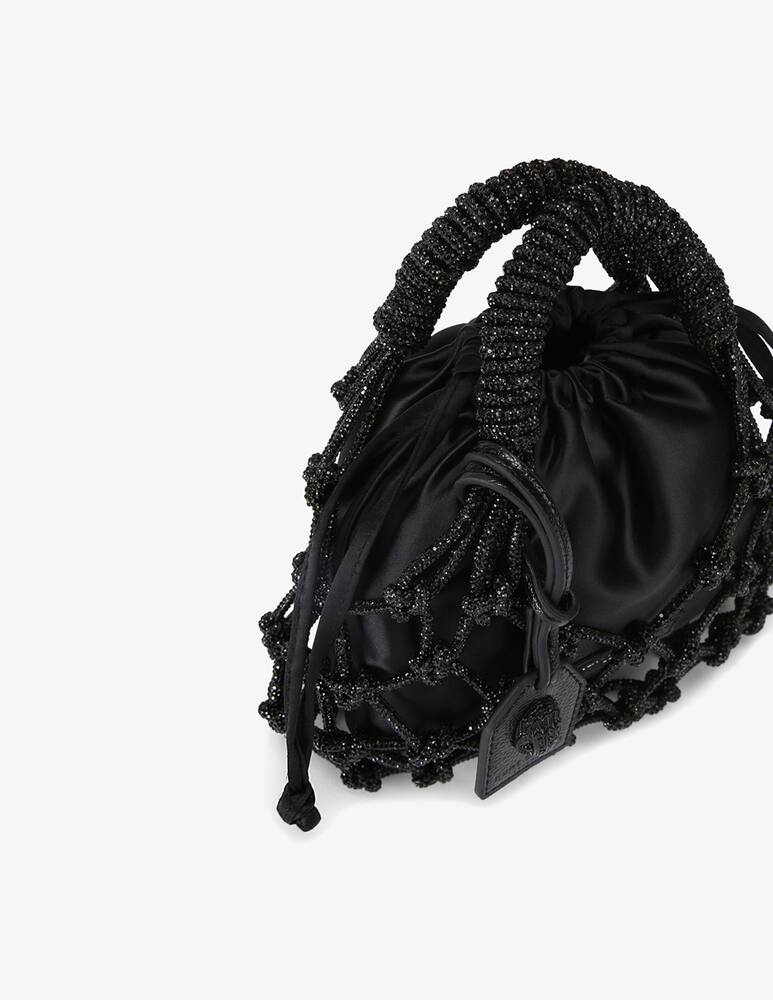 rinascente Kurt Geiger Borsa macramè con cristalli