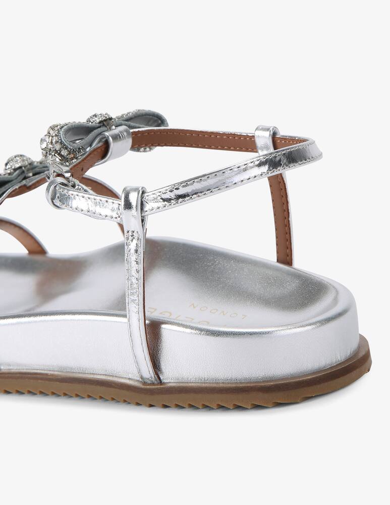rinascente Kurt Geiger Pierra micro bow sandals