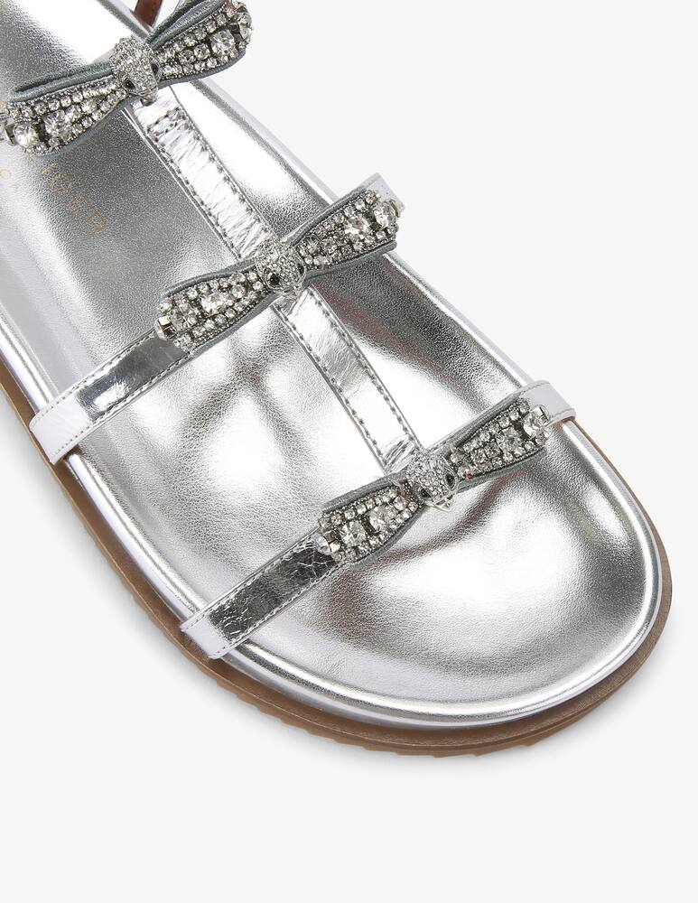 rinascente Kurt Geiger Pierra micro bow sandals