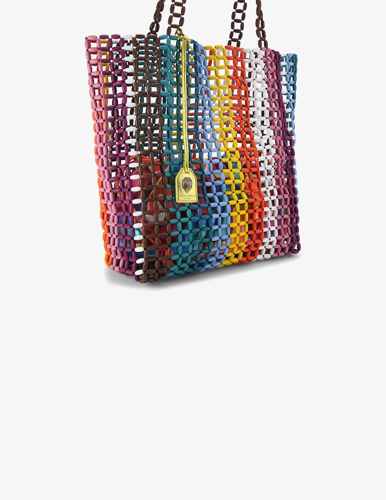 rinascente Kurt Geiger Borsa shopper con perline Kensington