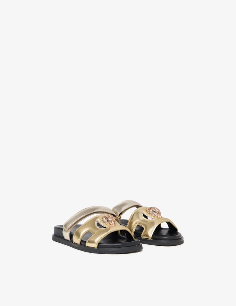 rinascente Kurt Geiger Eagle cut out leather sandals