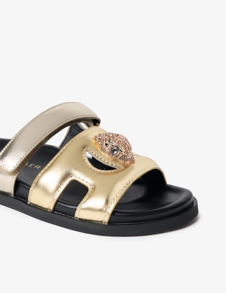 rinascente Kurt Geiger Eagle cut out leather sandals