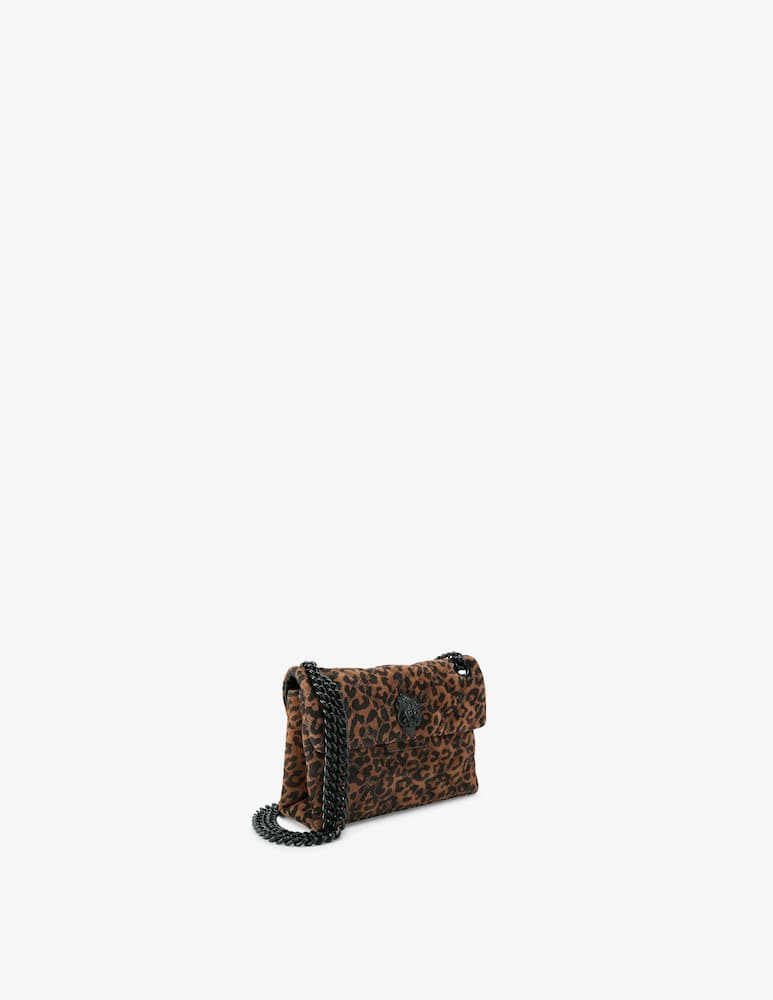 rinascente Kurt Geiger Leopard mini Kensington crossbody bag