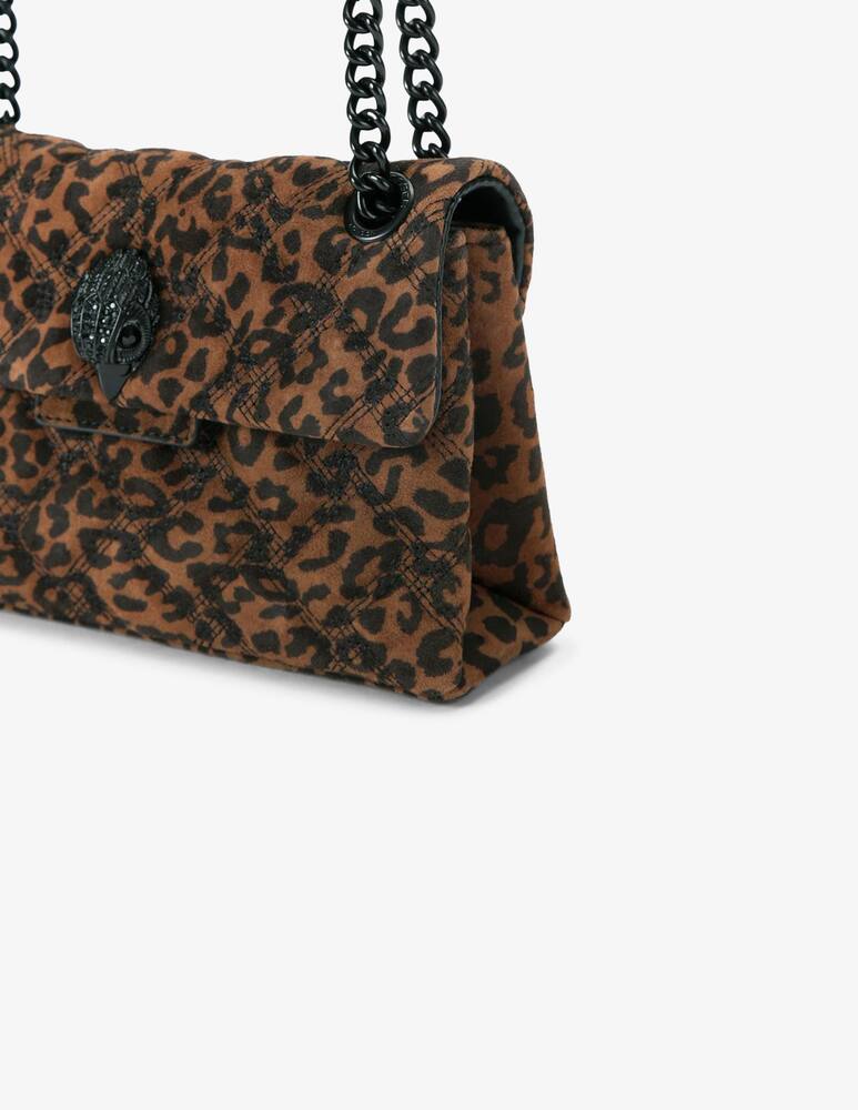 rinascente Kurt Geiger Leopard mini Kensington crossbody bag
