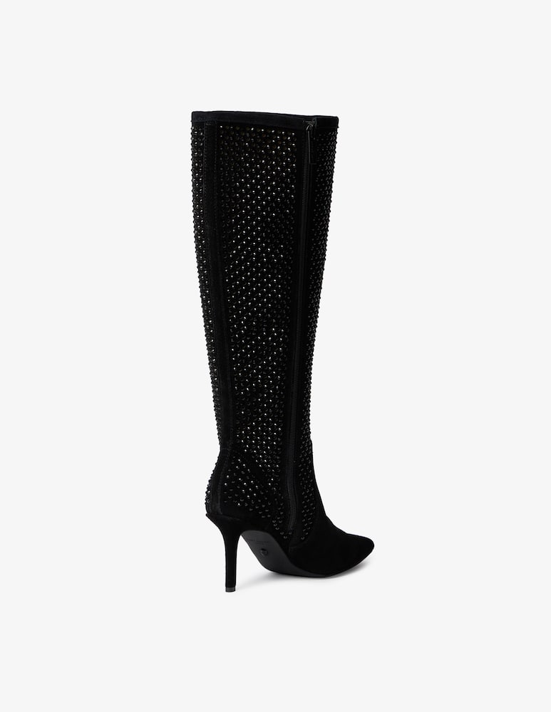 Kurt Geiger Stivali al ginocchio Kenisngton con cristalli - immagine 3 Kurt Geiger Stivali al ginocchio Kenisngton con cristalli - immagine 3