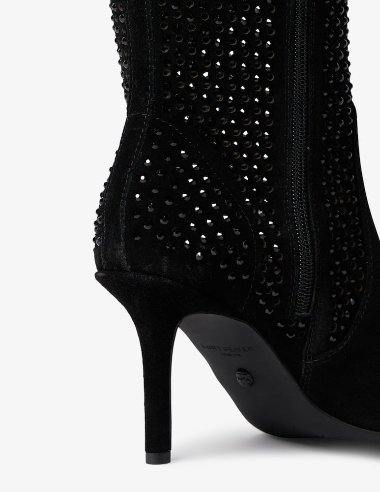 Kurt Geiger Stivali al ginocchio Kenisngton con cristalli - immagine 4 Kurt Geiger Stivali al ginocchio Kenisngton con cristalli - immagine 4