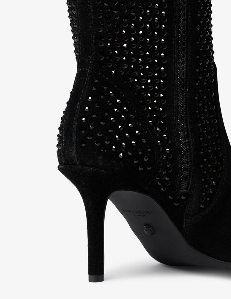 rinascente Kurt Geiger Stivali al ginocchio Kenisngton con cristalli
