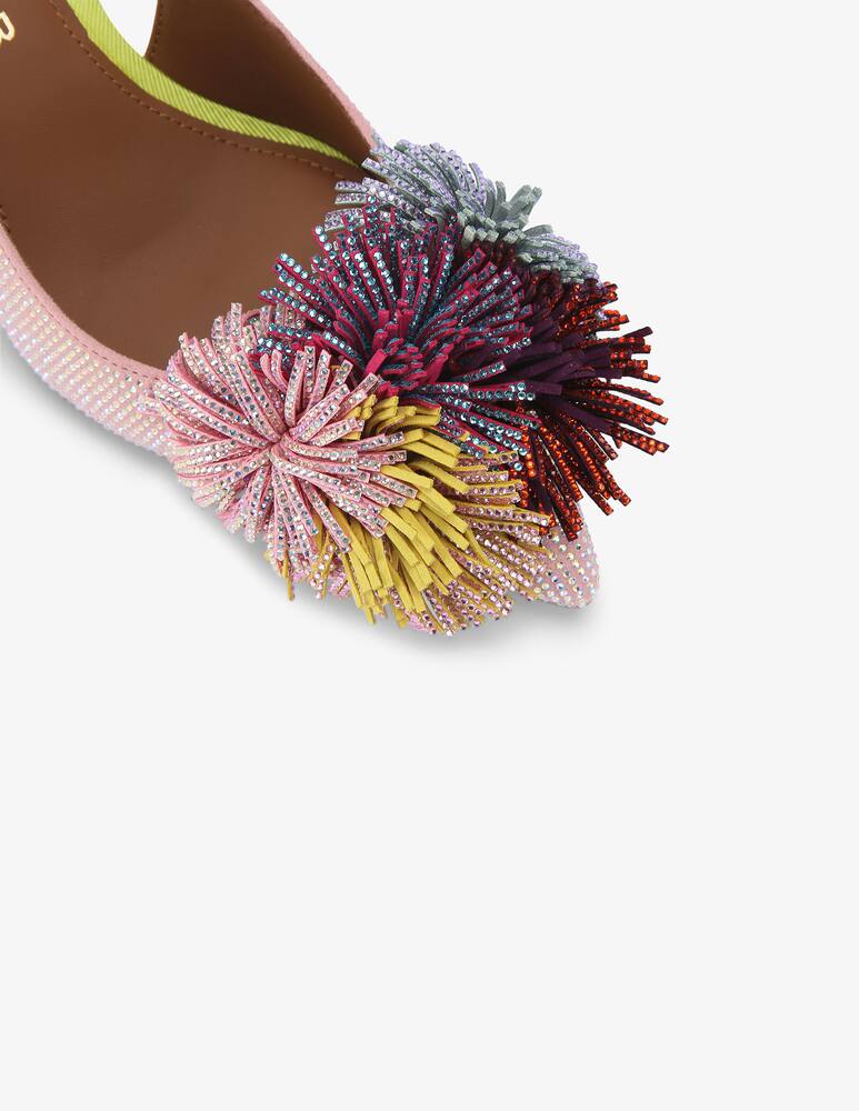 rinascente Kurt Geiger Pom pom slingback heel