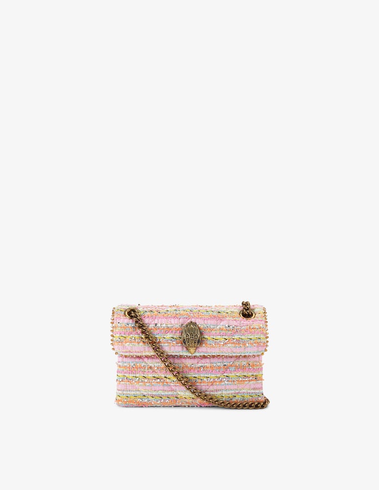rinascente Kurt Geiger Kensington tweed crossbody bag