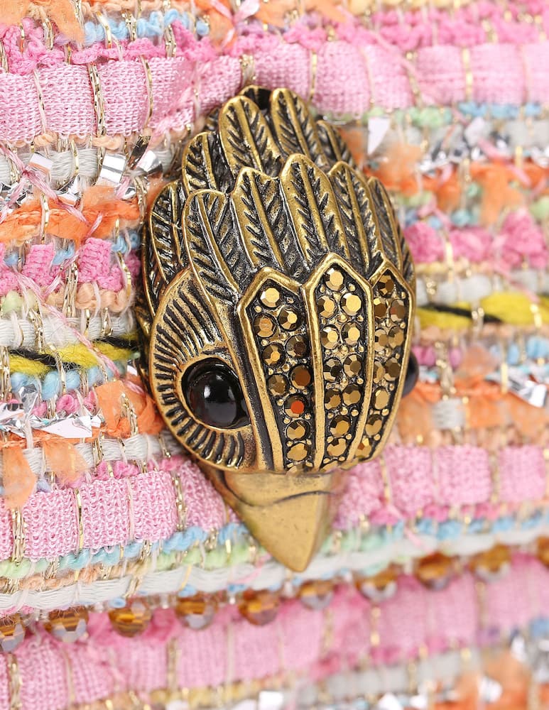 rinascente Kurt Geiger Kensington tweed crossbody bag