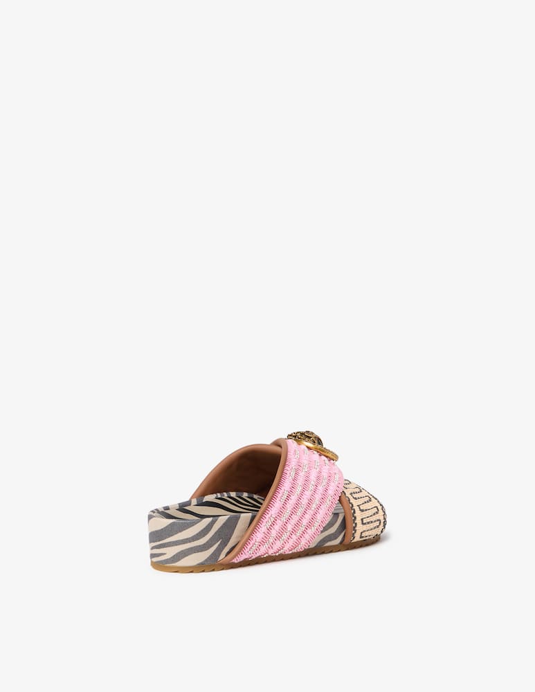 rinascente Kurt Geiger Chelsea cross strap flat sandal