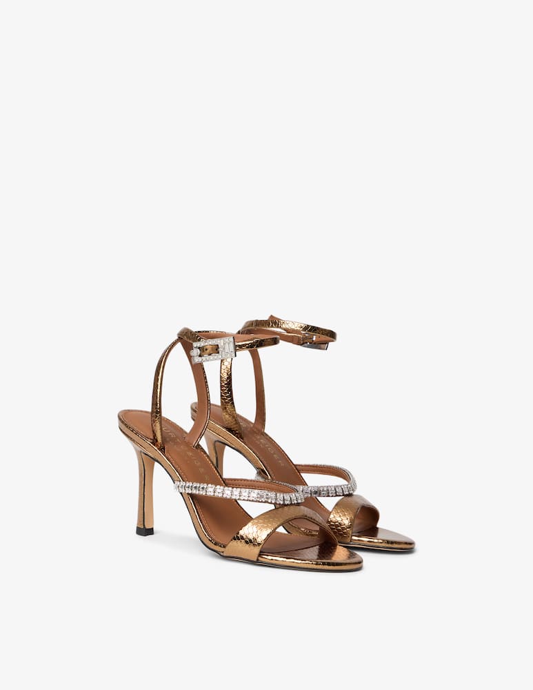 Kurt Geiger Crystal strap heeled sandal - picture 2 Kurt Geiger Crystal strap heeled sandal - picture 2