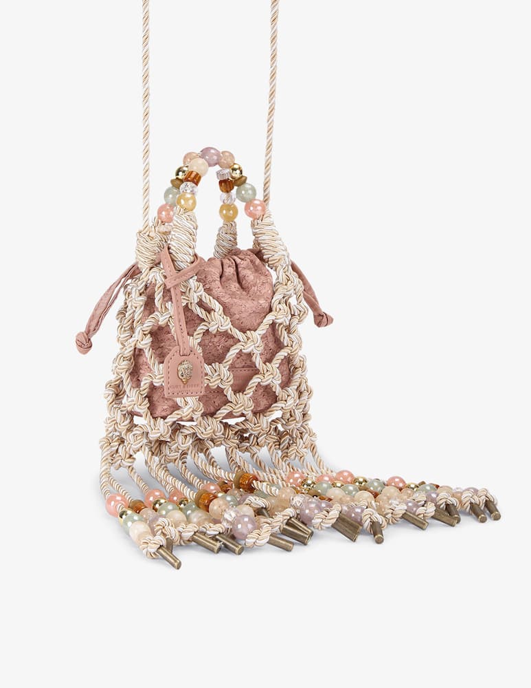 Kurt Geiger Borsa mini in macramè con corda - immagine 2 Kurt Geiger Borsa mini in macramè con corda - immagine 2