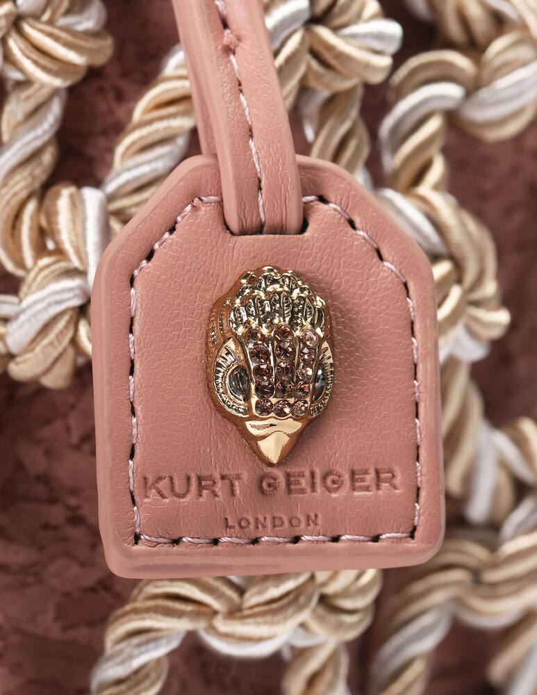 rinascente Kurt Geiger Mini macramé rope shoulder bag